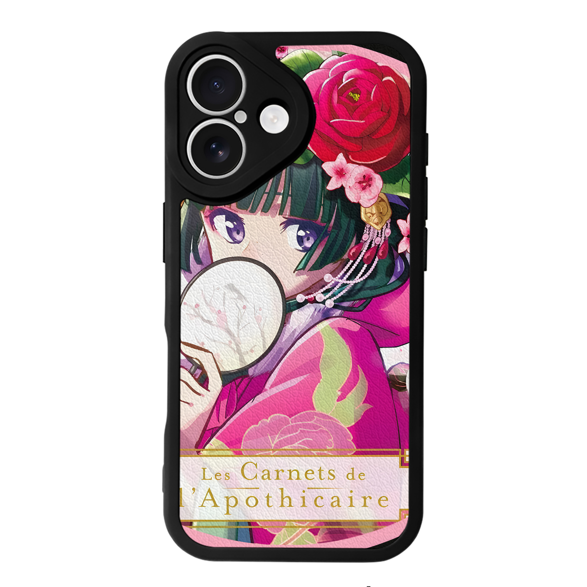 （画像用） 薬屋のひとりごと The Apothecary Diaries 【iPhone 16シリーズ対応】シリコンスマホケース（レザー調） 材質：シリコン